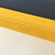 Miroir jaune par Anna Castelli Ferrieri pour Kartell 1980