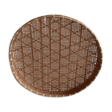 Rattan tray for wall decoration