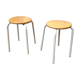 Pair of industrial stools