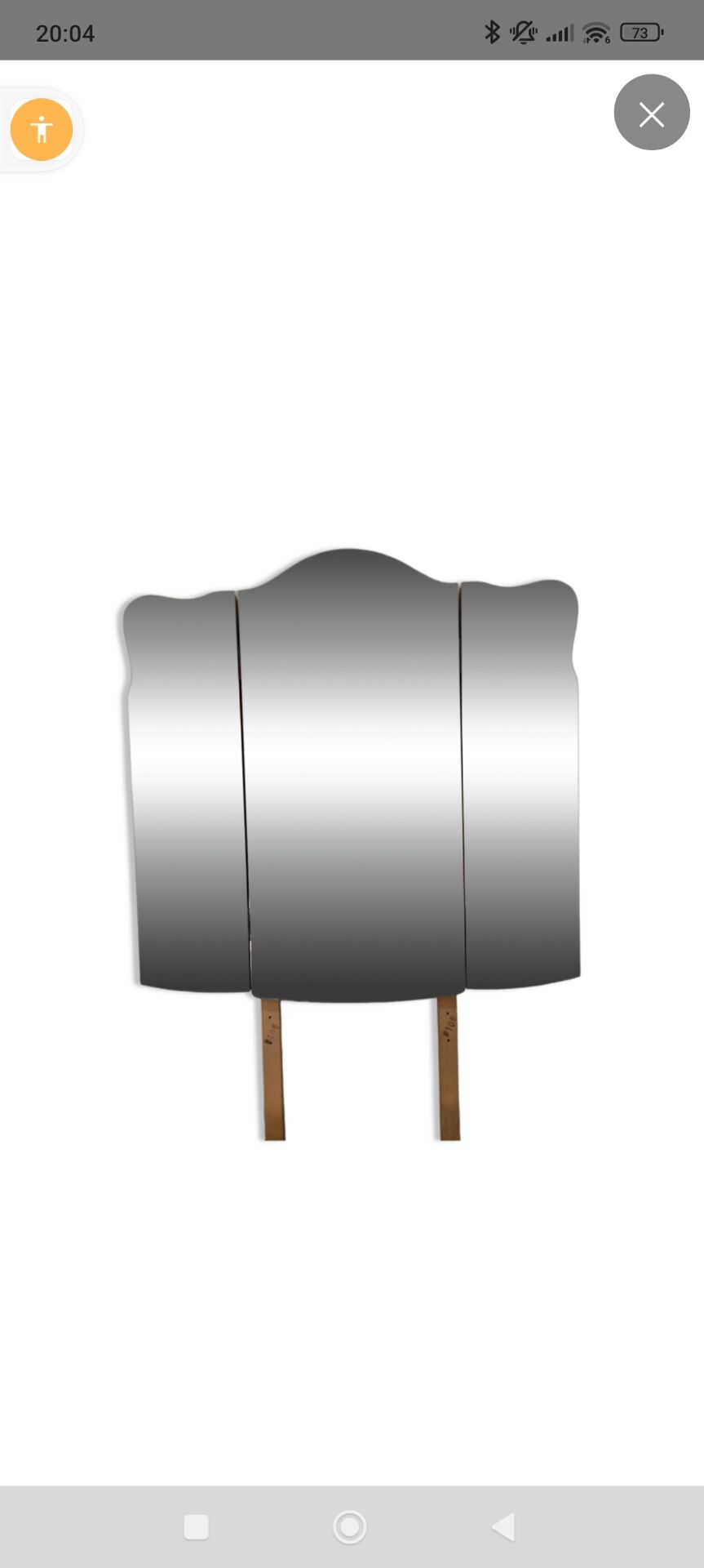 Large Triptych Mirror 1950s