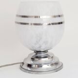 Clichy and chrome lamp