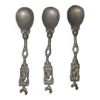 Saucière en argent et ses cuillères ( Russie 19ème)