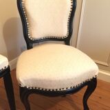 Fauteuils et 2 tabourets Napoleon III