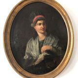 19th century medallion portrait