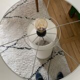 Lampadaire cappellini big shadow blanc