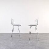 Vintage Bar Stools by Harry Bertoia for Knoll International, 1970s, Set of