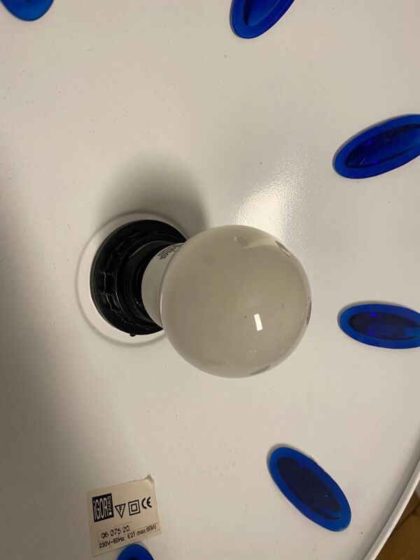 Suspension luminaire space age ovni/ ufo par Igor Paris vintage