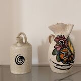 Glazed terracotta pitcher from the 1950s.