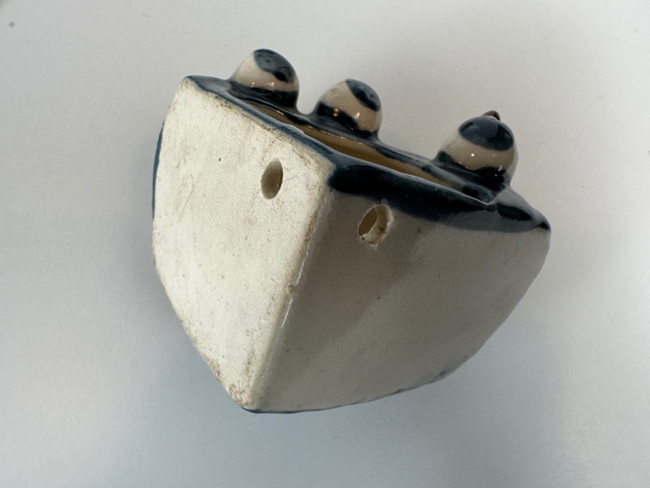 5x Original mid-century wall swallows and their nests (2x) – W. Germany