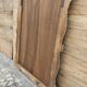 Art Deco mirror in Burmese teak