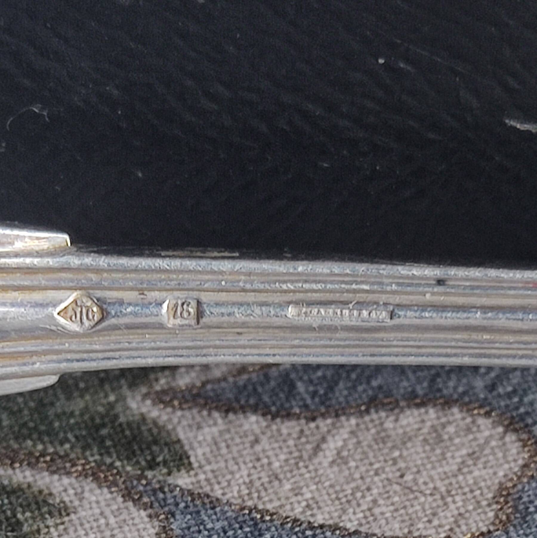 Small silver-plated metal spoons