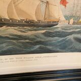 Engraving XIXth The Samuel Enderry of 422 tons William Lisle W.J. Huggins Rosenberg