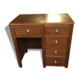 Bureau de ministre vintage chêne années 50
