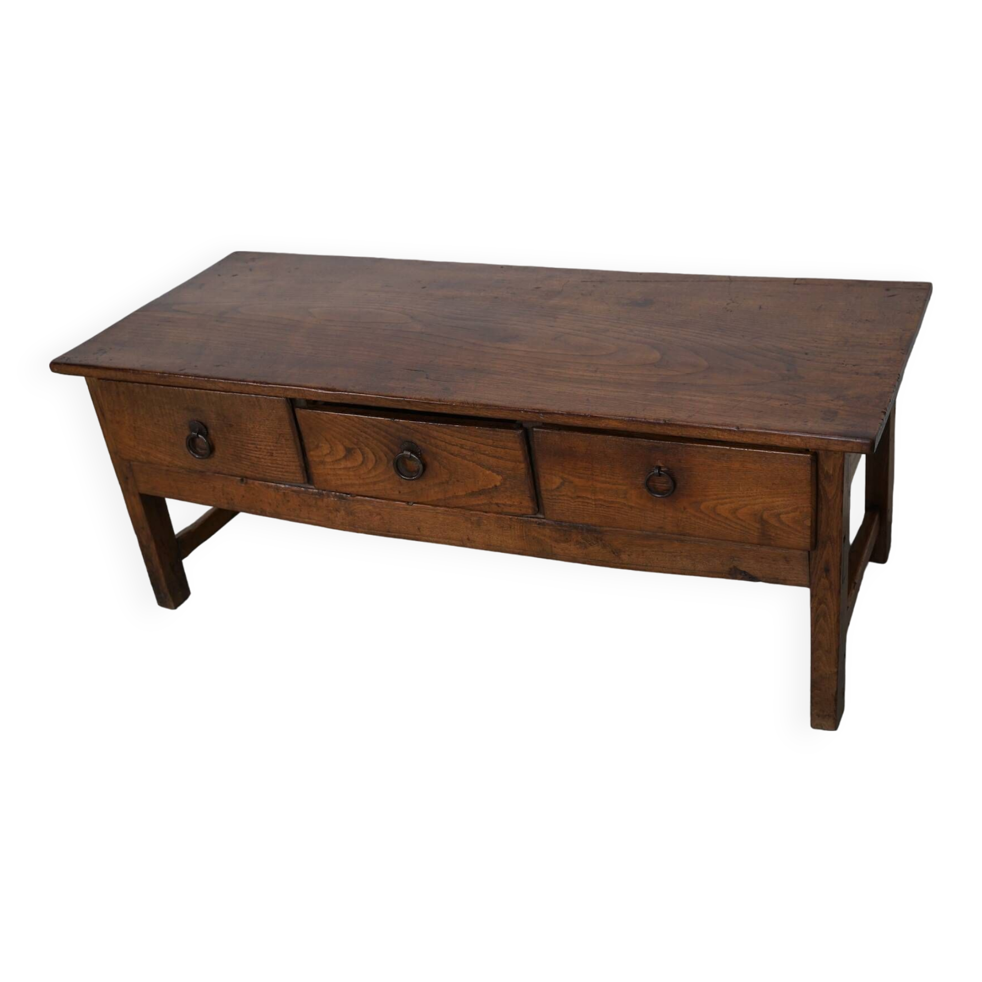 Spanish 18th Century Farmhouse Rustic Chestnut Coffee Table