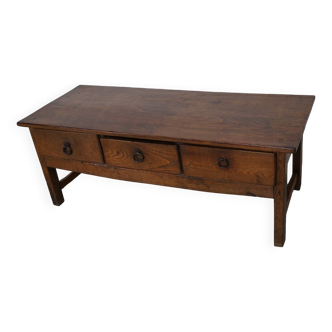 Spanish 18th Century Farmhouse Rustic Chestnut Coffee Table