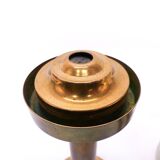 Hans-Agne Jakobsson smoked glass candle holder for Markaryd model L-102/32 - 1960s