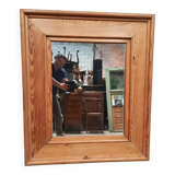 Rectangular mirror pitchpin frame