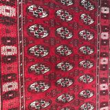 Vintage Bukhara 102 X 130 afghan turkmen carpet