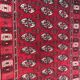 Tapis vintage turkmen afghan Boukhara 102X130