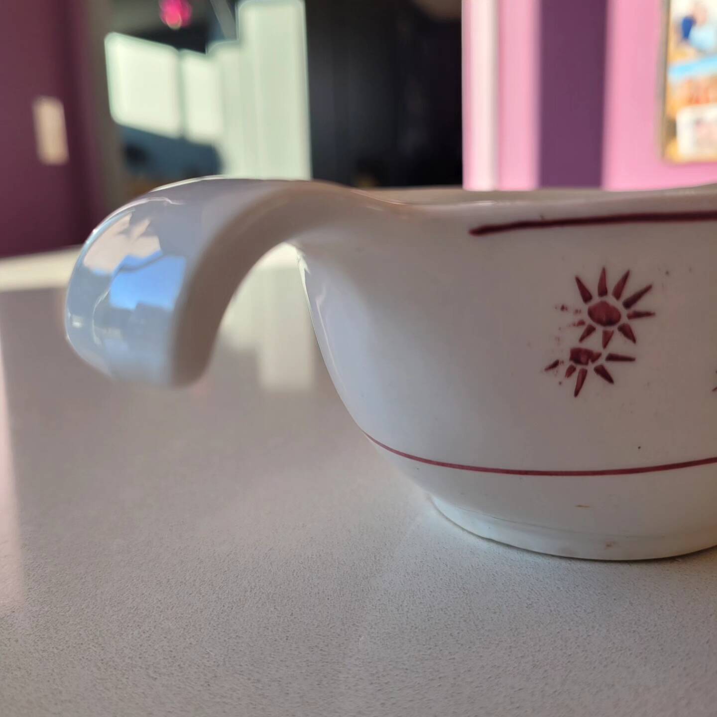 Gravy boat Digoin Sarreguemines France