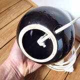 Vintage 1980 globe ball table lamp