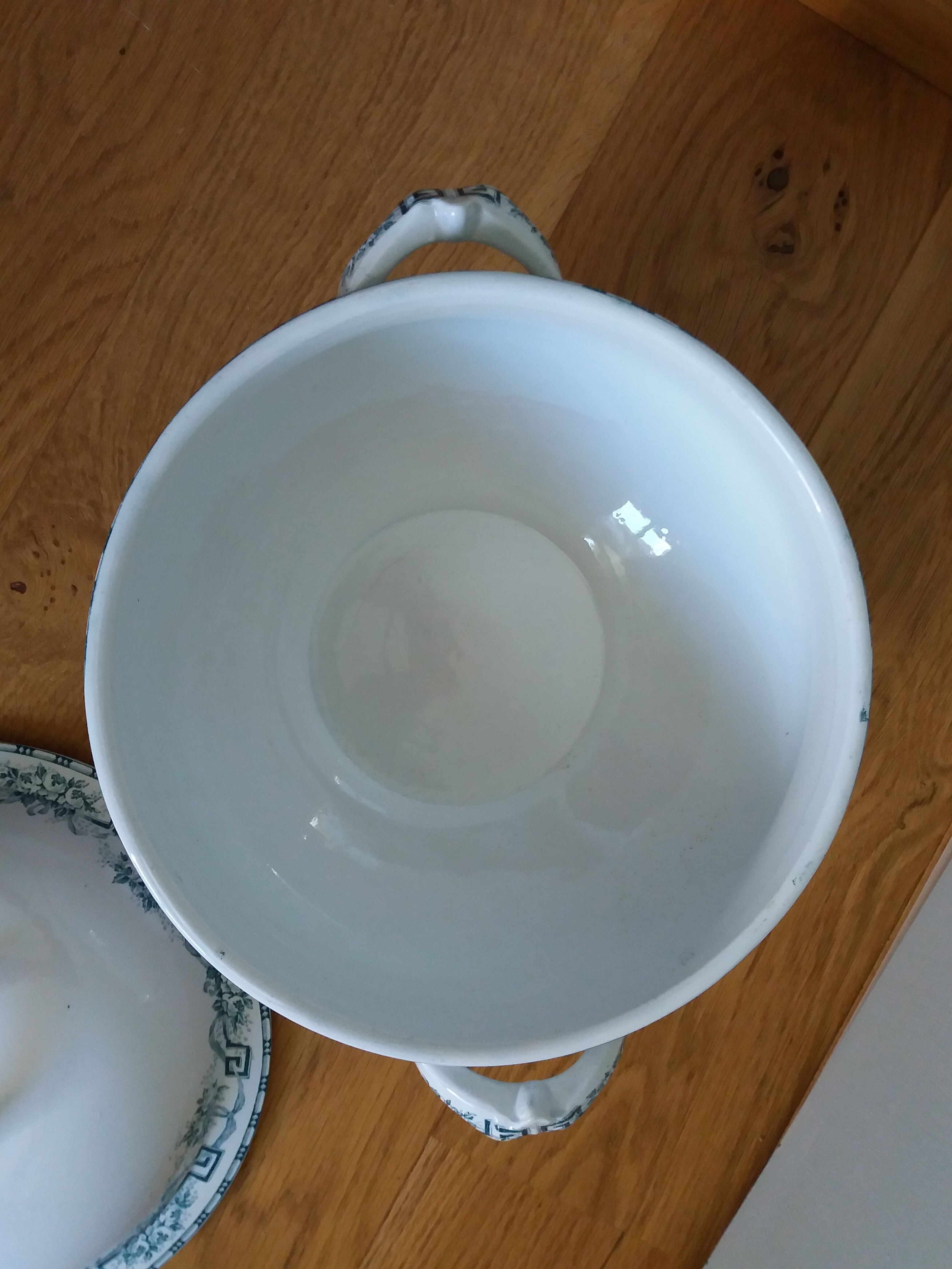 Iron Earth Soup Tureen Moulin des Loups and Hamage Athens Model