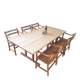 Børge Mogensen BM6286 shaker dining table for Fredericia in solid soaped oak