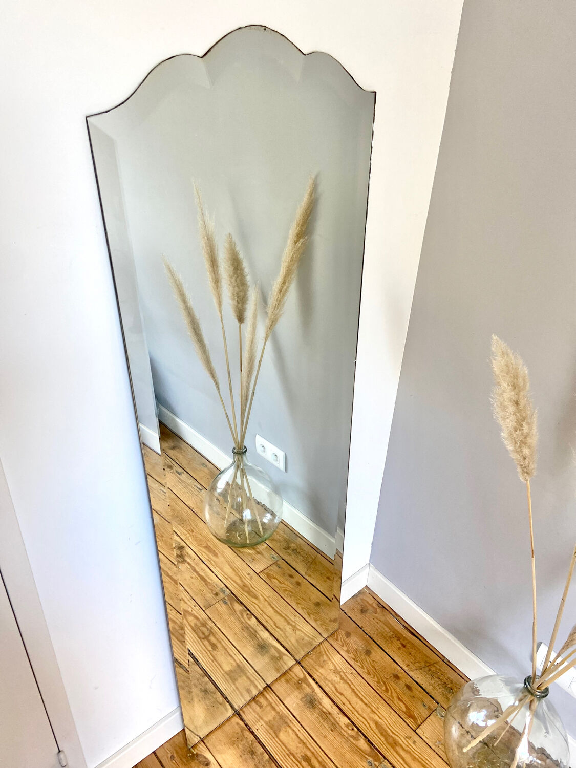 Large beveled mirror - Art Deco