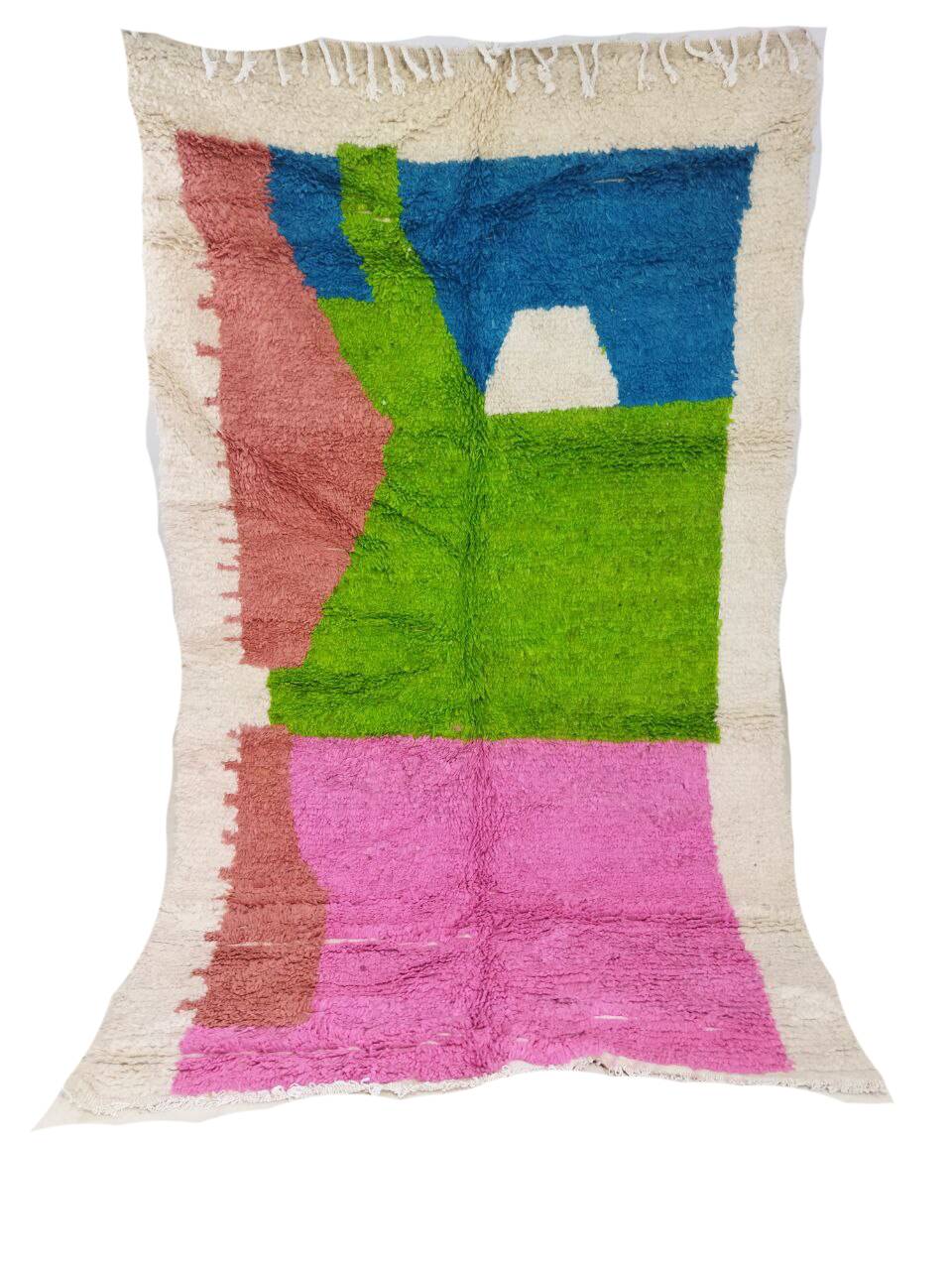 Handmade moroccan berber rug 250 x 148 cm