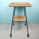 Vintage rattan dessert