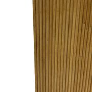 Vintage column vase in rattan, boho bamboo pillar from the 70s, McGuire in rattan.