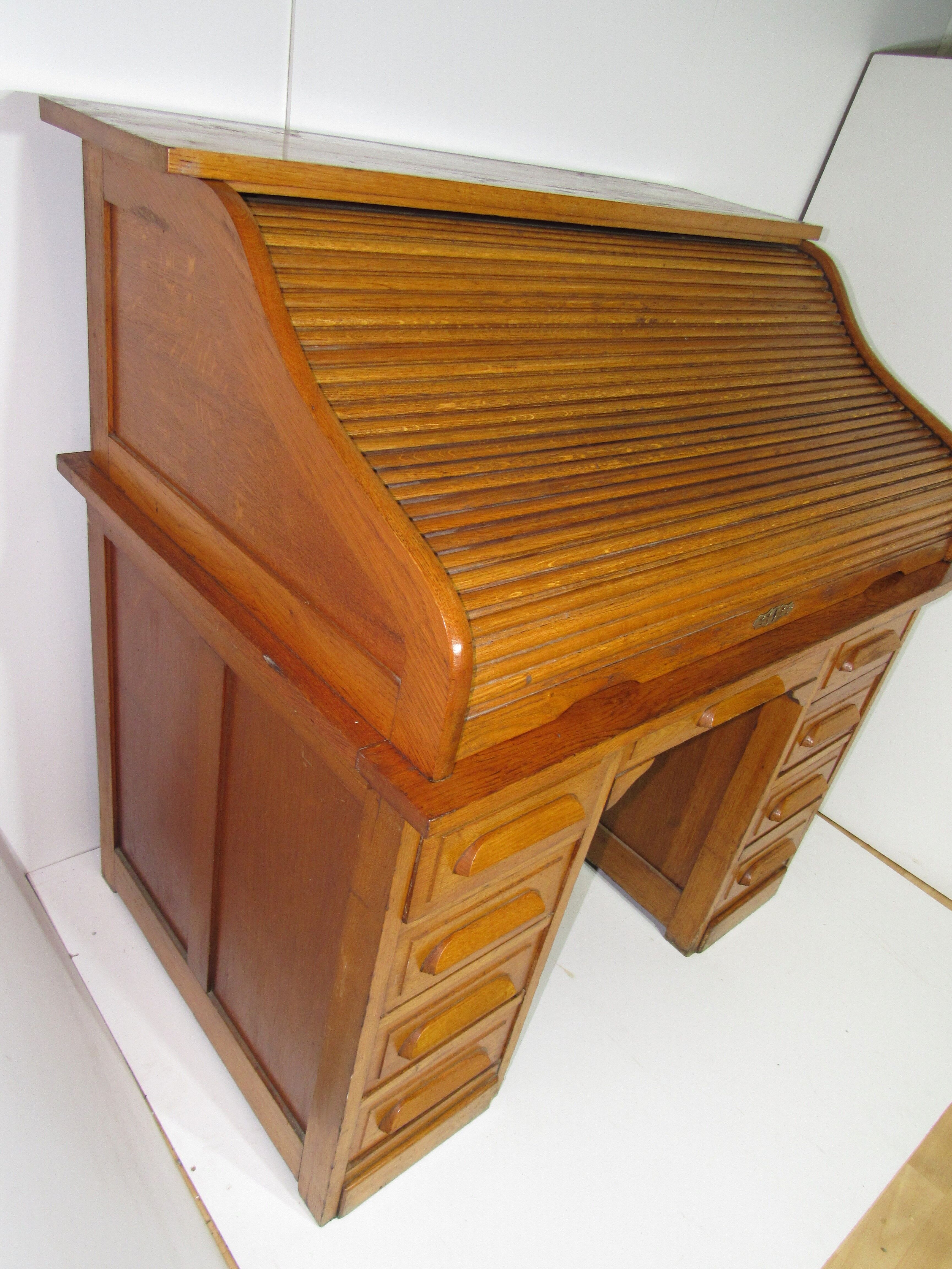 American light oak desk