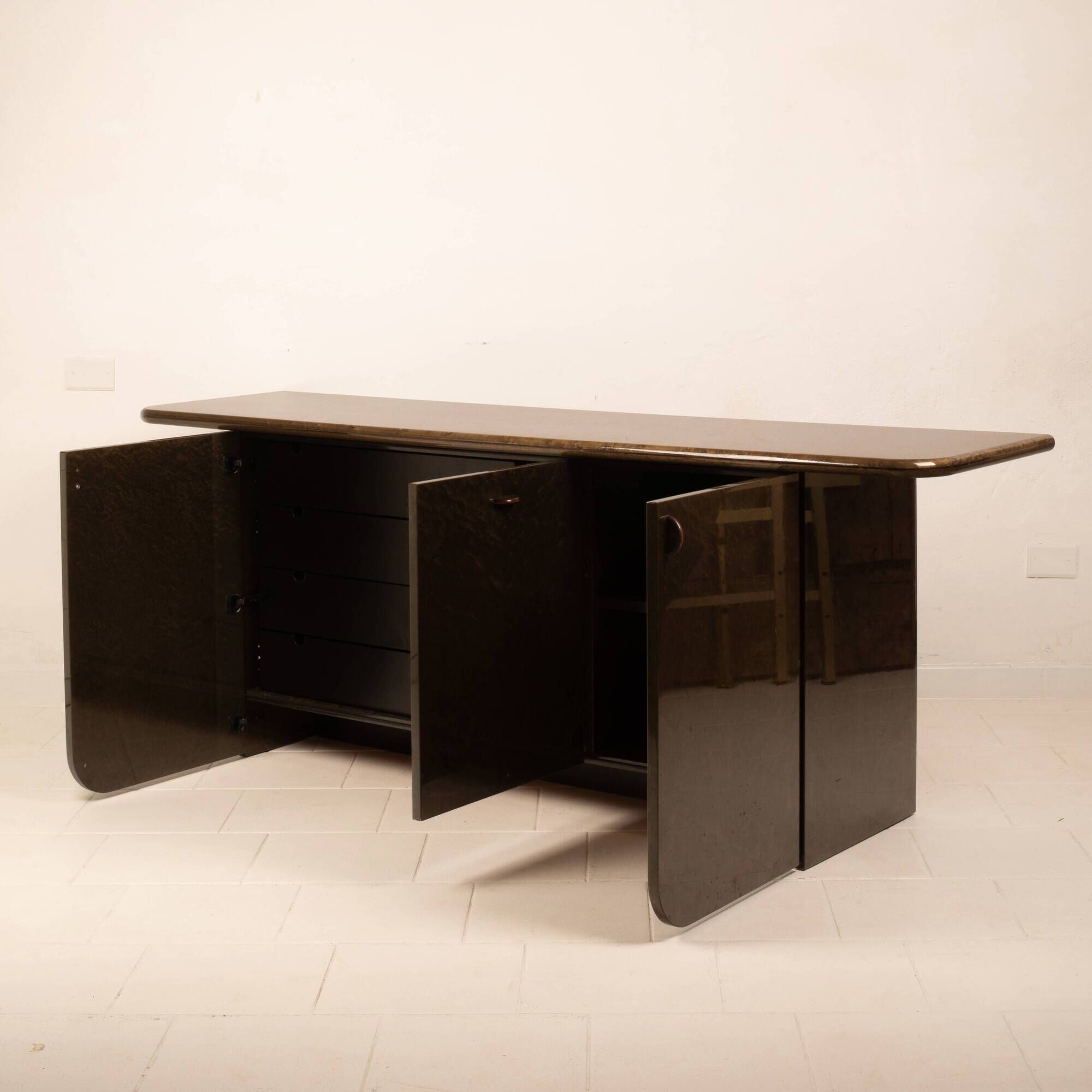 Seven sideboard by Luigi Saccardo for Gasparello, small version