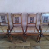 Set of 4 English style chairs