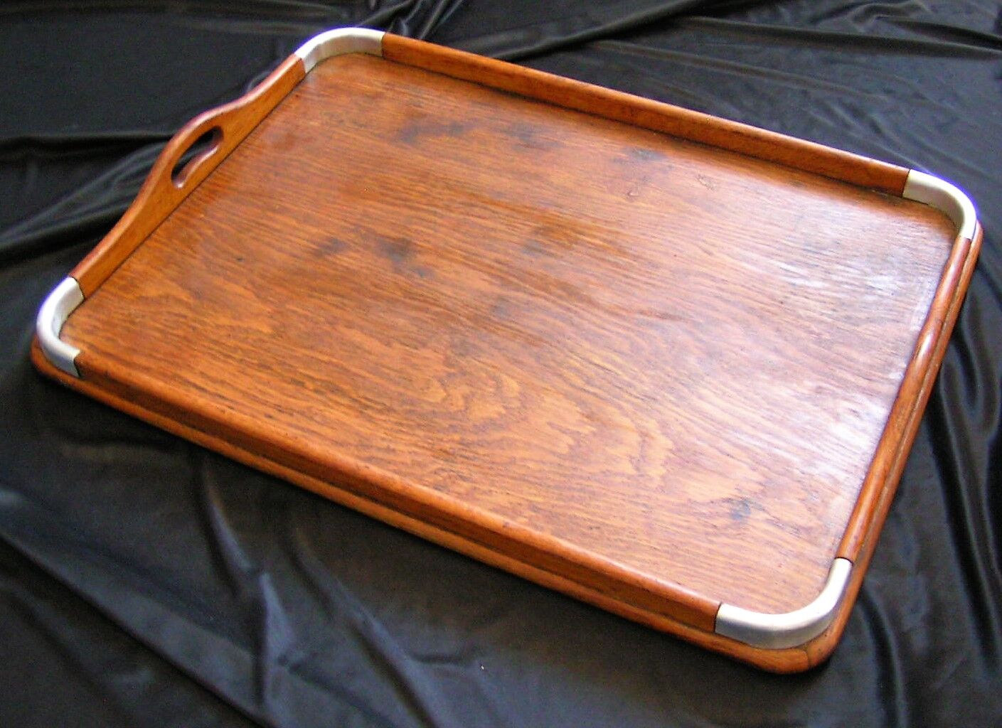 Art Deco wooden service tray