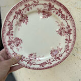 8 assiettes plates Terre de Fer H.Boulenger