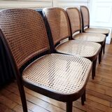 Set of 4 chairs Thonet model Prague 811