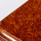 Chest of drawers amboine magnifying glass gilding  circa 1940s
