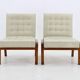 Paire de chaises d'appoint Ludvik Volak des années 1970 par Drevopodnik Holesov, Tchécoslovaquie