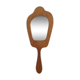 Antique beveled hand mirror