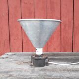 Old workshop / factory ceiling lamp - Industrial decoration - 1950