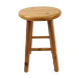 Light pine tabouret 45 cm