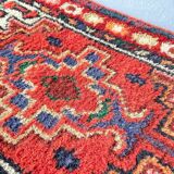 Vintage oriental velvet rug - 40cm x 62cm