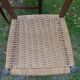 Chaises vintage corde