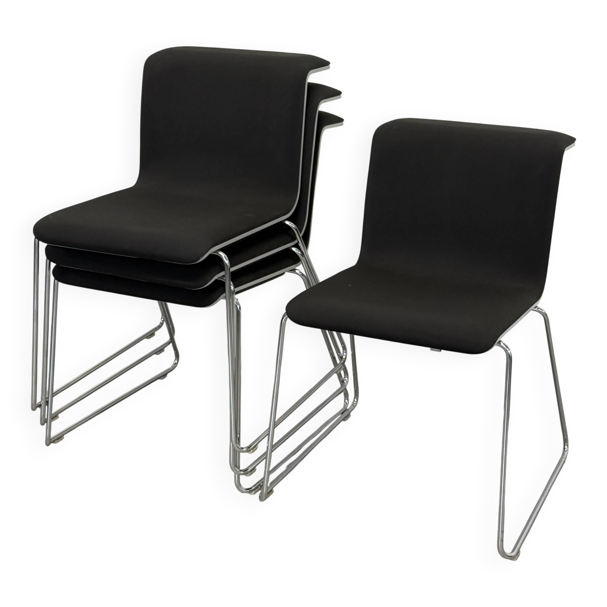 Set of 4 "Tab Chair" Bulo by Alain Berteau