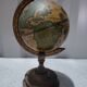 Authentic antique vintage musical globe in wood