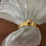 Vintage Murano shell wall lamp