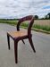 Baumann gondola chair in wood and cane