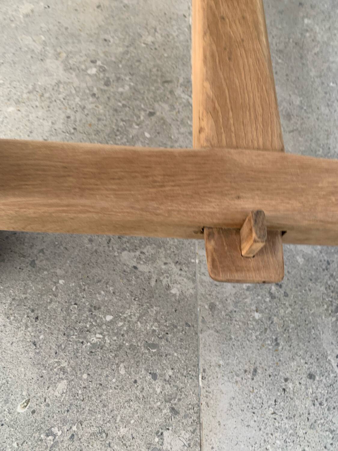 Solid oak farmhouse table
