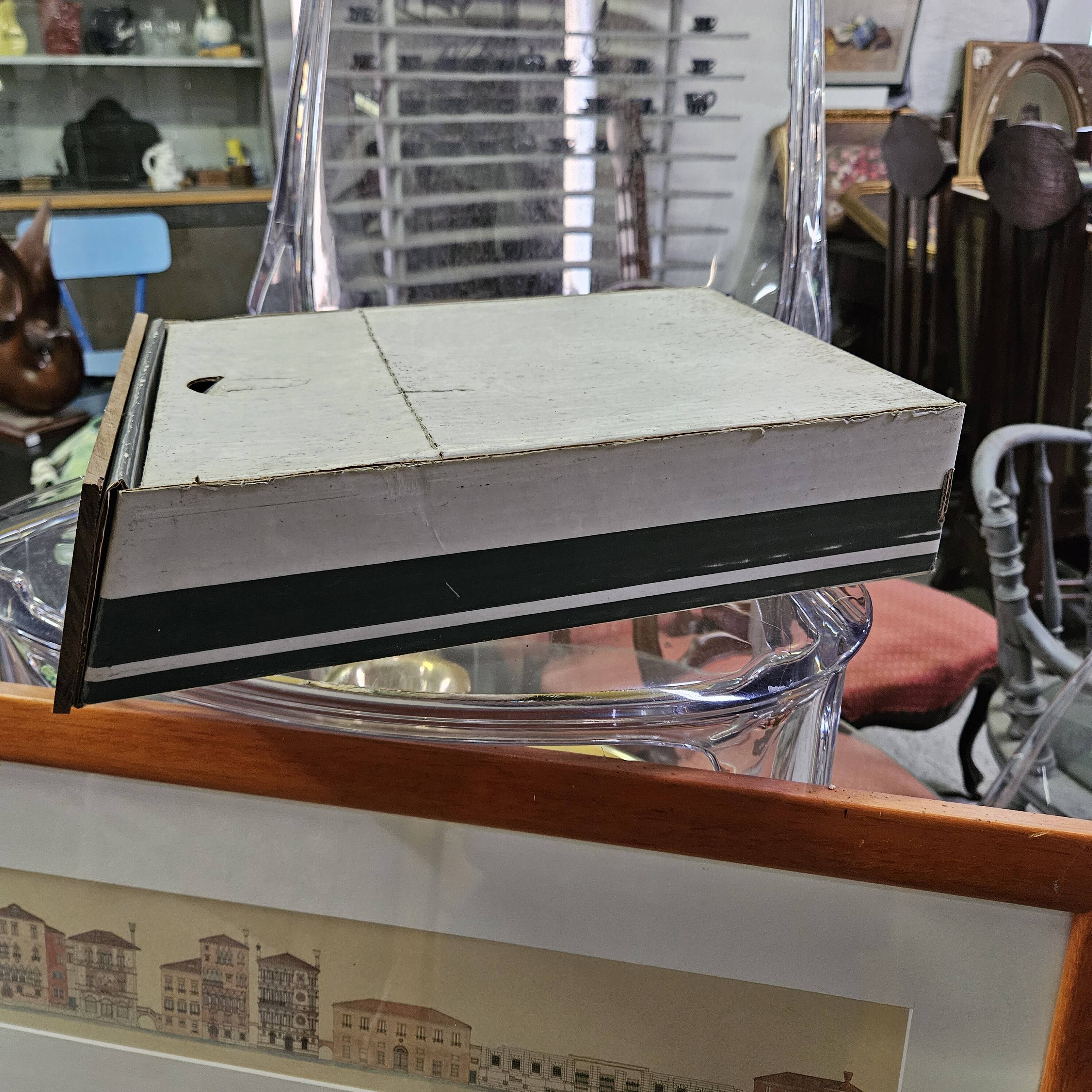 Clem industrial cabinet with 60 A4-sized drawers and riveted walnut fronts